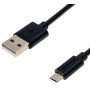 Кабель Grand-X USB-microUSB, Cu, 2.5м Black (PM025B) box