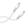 Кабель ColorWay USB Type-C - Lightning (M/M), liquid silicone, 3А, 1 м, White (CW-CBPDCL093-WT)