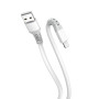 Кабель ColorWay USB - Lightning (M/M), liquid silicone, 3А, 1 м, White (CW-CBUL093-WT)