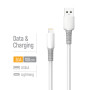 Кабель ColorWay USB - Lightning (M/M), liquid silicone, 3А, 1 м, White (CW-CBUL093-WT)