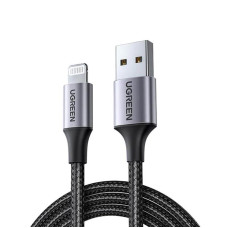 Кабель Ugreen US199 USB - Lightning, 2м, Black (60158)