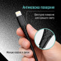 Кабель ColorWay USB Type-C - Lightning (M/M), textured PVC, 3А, 1 м, Black (CW-CBPDCL094-BK)