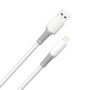 Кабель ColorWay USB - Lightning (M/M), liquid silicone, 3А, 1 м, White (CW-CBUL093-WT)