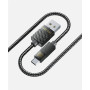 Кабель Luxe Cube Premium USB-microUSB, 1м, серый (8886668686167)