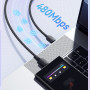 Кабель Essager Breeze USB Type-C - USB Type-C (M/M), 100W, 2 м Blue (EXCTT1-WLA03-P)