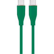 Кабель Cablexpert USB Type-C - USB Type-C (M/M), 3 A, 60 W, 1.5 м, Green (CC-USB2S-CMCM-1.5M-G)