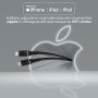 Кабель Promate USB Type-C - Lightning (M/M), 2.2 A, 20 W, 1.2 м, PowerLine-Ci120 Black