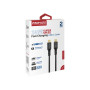Кабель Promate USB Type-C - USB Type-C (M/M), 5 A, 240 W, 1 м, PowerBolt240 Black
