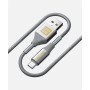 Кабель Luxe Cube Armored USB-microUSB, 1м, серый (8886668686105)