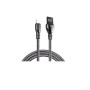 Кабель ColorWay USB-USB Type-C, 2.4А, 1м, Black (CW-CBUC015-BK)