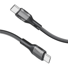 Кабель Promate USB Type-C - USB Type-C (M/M), 3A, 60W, 2 м, Black (ecoline-cc200.black)