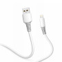 Кабель ColorWay USB - Lightning (M/M), liquid silicone, 3А, 1 м, White (CW-CBUL093-WT)