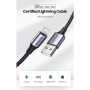 Кабель Ugreen US199 USB - Lightning, 2м, Black (60158)