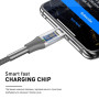 Кабель Luxe Cube Armored USB-microUSB, 1м, серый (8886668686105)
