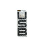Адаптер Remax RA-USB2 Visual microUSB-Lightning Gold (6954851289814)