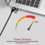 Кабель Promate USB + USB Type-C - Lightning + micro USB + USB Type-C (M/M), 3 A, 60 W, 1.2 м, PentaPower Black