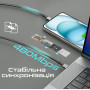 Кабель Promate USB Type-C - USB Type-C (M/M), 3A, 60W, 2 м, Black (ecoline-cc200.black)