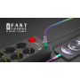 Кабель REAL-EL Rainbow USB-Lightning 1m (EL123500051)