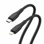 Кабель ColorWay USB Type-C - Lightning (M/M), textured PVC, 3А, 1 м, Black (CW-CBPDCL094-BK)