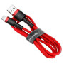 Кабель Baseus Cafule USB-Lightning, 1м Red-Red (CALKLF-B09)