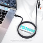 Кабель Essager Sunset USB Type-C - USB Type-C (M/M), 100W, 3 м Black (EXCTT1-CGC01)