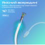 Кабель Promate USB Type-C - USB Type-C (M/M), 3A, 60W, 2 м, White (ecoline-cc200.white)