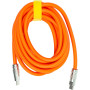 Кабель PowerPlant USB Type-C - USB Type-C (M/M) PD 120W, 3м, Orange (CA913923)