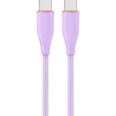 Кабель Cablexpert USB Type-C - USB Type-C (M/M), 3 A, 60 W, 1.5 м, Purple (CC-USB2S-CMCM-1.5M-P)