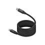 Кабель Promate USB Type-C - USB Type-C (M/M), 3 A, 60 W, 1.2 м, Springy Black