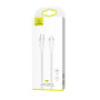 Кабель Usams US-SJ350 USB Type-C - Lightning, 1.2 м, White (SJ350USB02)