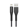 Кабель Grand-X USB-Lightning, 1.2м Black (FL-12B)