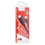 Кабель Hoco X88 Gratified USB - Lightning (M/M), 1 м, Black (6931474783301)