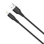 Кабель ColorWay USB - Lightning (M/M), textured PVC, 3А, 2 м, Black (CW-CBUL095-BK)
