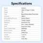 Кабель Vention USB Type-C - USB Type-C (M/M), 240W, 5A, 2 м, Black (TRIBH)