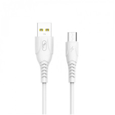 Кабель SkyDolphin S08V USB - microUSB 1м, White (USB-000564)