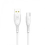 Кабель SkyDolphin S08V USB - microUSB 1м, White (USB-000564)