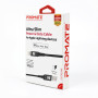 Кабель Promate USB - Lightning (M/M), 2.4 A, 1.2 м, NerveLink-i Black