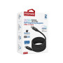 Кабель Promate USB Type-C - USB Type-C (M/M), 3 A, 60 W, 1.2 м, Springy Black