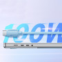 Кабель Essager Breeze USB Type-C - USB Type-C (M/M), 100W, 1 м Blue (EXCTT1-WL03-P)