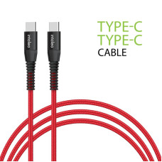 Кабель Intaleo CBRNYTT1 USB Type-C-USB Type-C 1.2м Red (1283126504112)