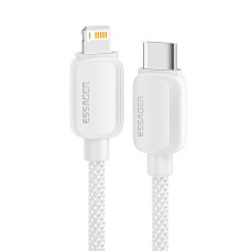 Кабель Essager Breeze USB Type-C - Ligthning (M/M), 20W, 1 м White (EXCTL-WL02-P)