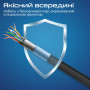 Комплект кабелів Promate USB Type-C - Lightning (M/M), 3A, 27W, 0.3 м, 1.2 м, 2 м Black (cablekit-ci)