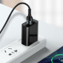 Кабель ColorWay USB-USB Type-C, nylon, 2.4А, 1м, Black (CW-CBUC045-BK)