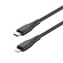 Кабель ColorWay USB Type-C - Lightning (M/M), textured PVC, 3А, 2 м, Black (CW-CBPDCL095-BK)