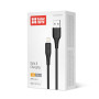 Кабель ColorWay USB - Lightning (M/M), textured PVC, 3А, 2 м, Black (CW-CBUL095-BK)