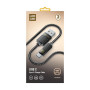 Кабель Luxe Cube Premium USB-USB Type C, 1м, серый (8889996899667)