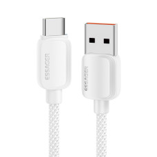 Кабель Essager Breeze USB - USB Type-C (M/M), 100W, 1 м White (EXC7A-WL02-P)
