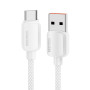 Кабель Essager Breeze USB - USB Type-C (M/M), 100W, 1 м White (EXC7A-WL02-P)