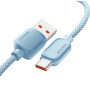Кабель Essager Breeze USB - USB Type-C (M/M), 100W, 1 м Blue (EXC7A-WL03-P)