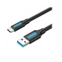 Кабель Vention USB - USB Type-C (M/M), 3A, 1 м, Black (COZBF)